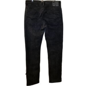 Levi's 511 Men's Black Denim Jeans 33 x 32 Re-enforced Crotch Straight Zipper